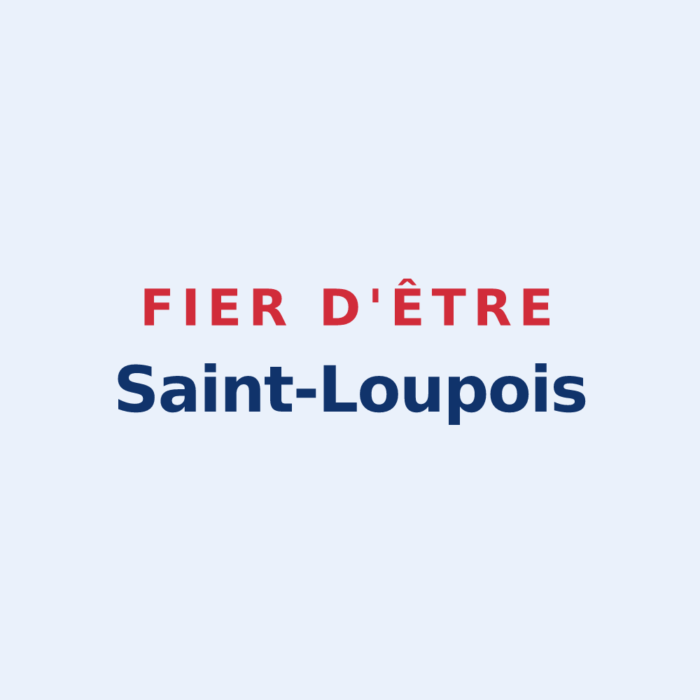Sticker « Fier d'être Saint-Loupois » — design pour Saint-Loup-en-Comminges
