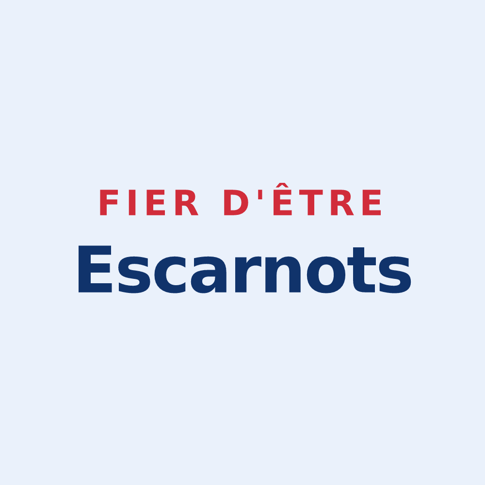 Sticker « Fier d'être Escarnots » — design pour Saint-Lumier-en-Champagne