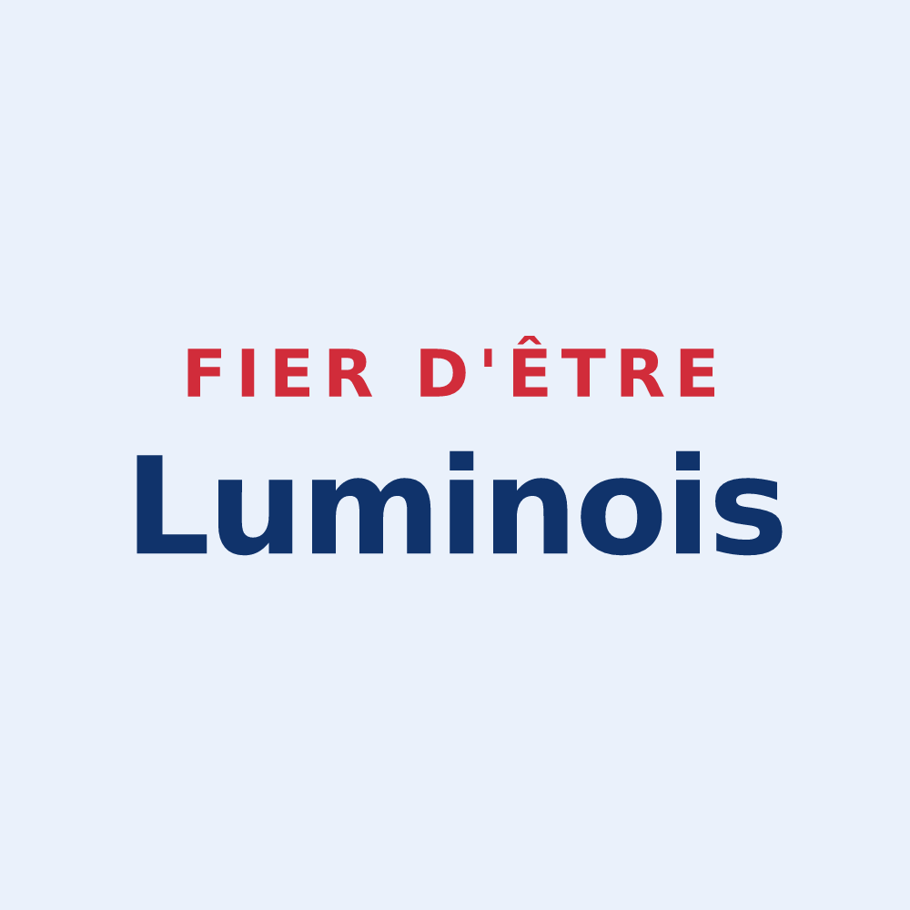 Sticker « Fier d'être Luminois » — design pour Saint-Lumine-de-Coutais