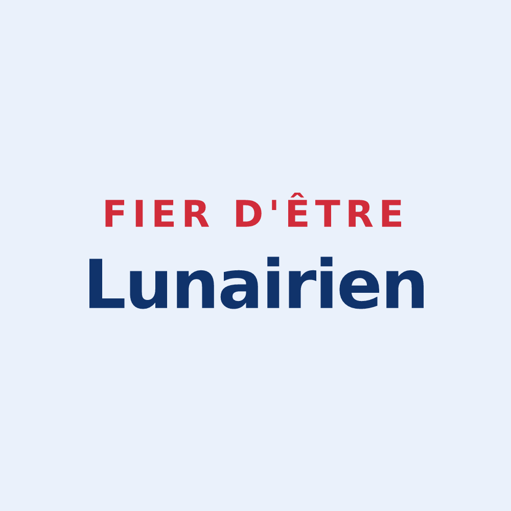 Sticker « Fier d'être Lunairien » — design pour Saint-Lunaire