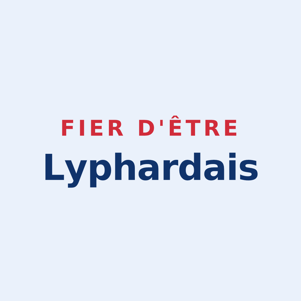 Sticker « Fier d'être Lyphardais » — design pour Saint-Lyphard