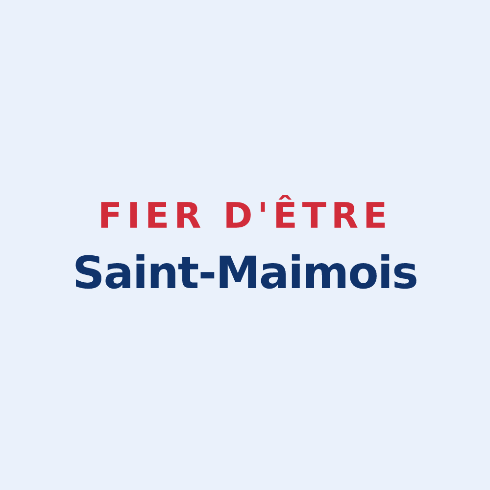 Sticker « Fier d'être Saint-Maimois » — design pour Saint-Maime