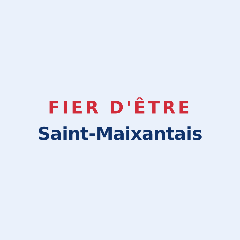 Sticker « Fier d'être Saint-Maixantais » — design pour Saint-Maixant