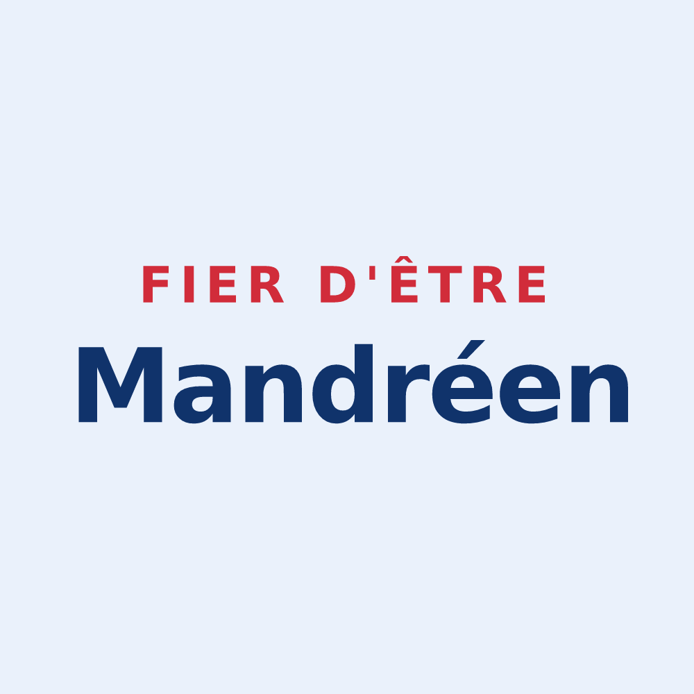 Sticker « Fier d'être Mandréen » — design pour Saint-Mandrier-sur-Mer