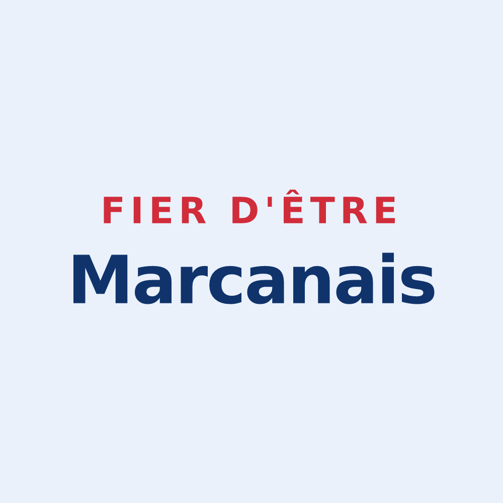Sticker « Fier d'être Marcanais » — design pour Saint-Marcan