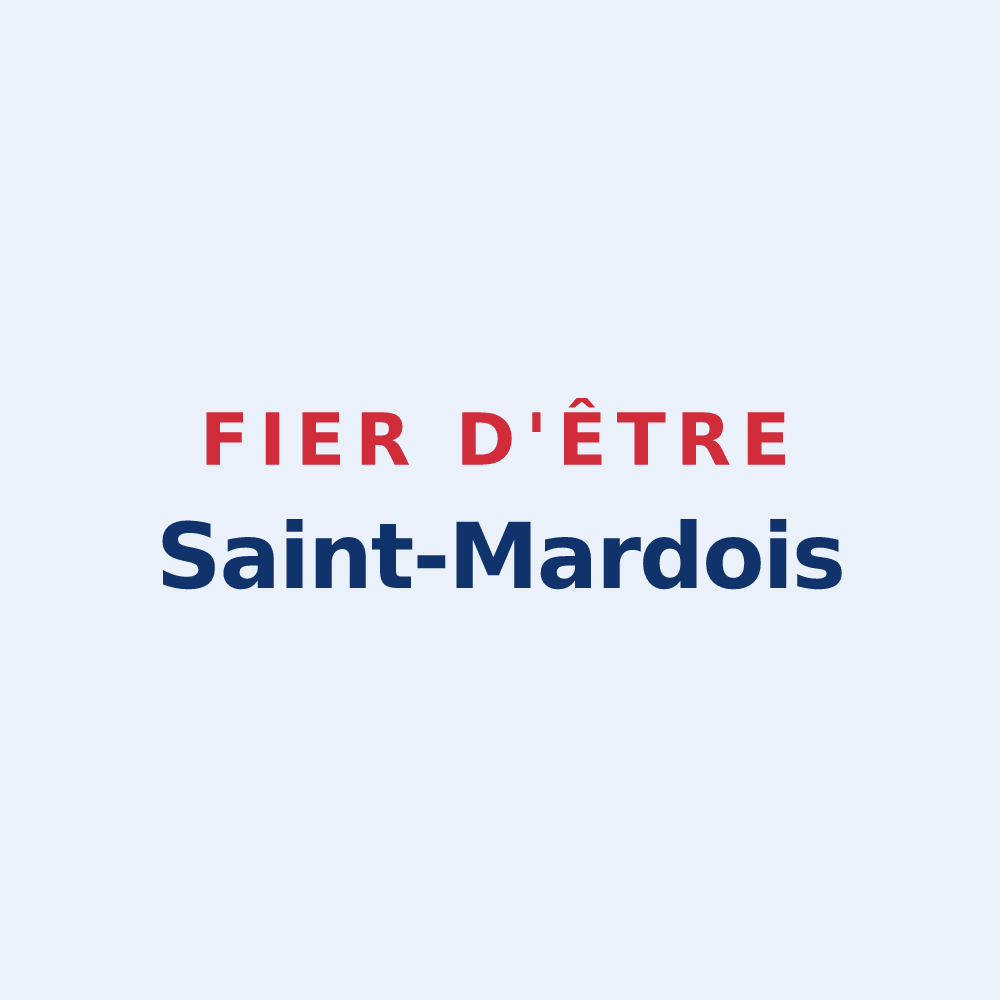 Sticker « Fier d'être Saint-Mardois » — design pour Saint-Mard