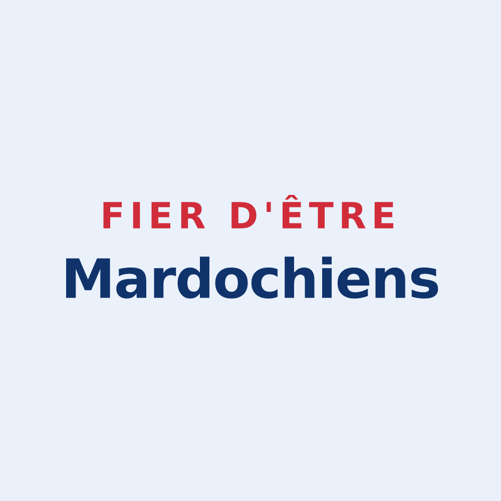 Sticker « Fier d'être Mardochiens » — design pour Saint-Mard