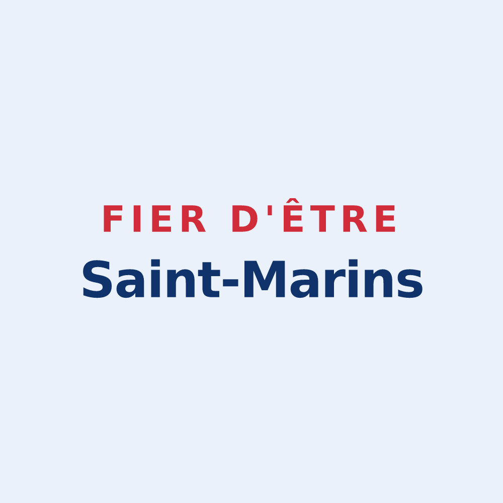 Sticker « Fier d'être Saint-Marins » — design pour Saint-Mars-de-Coutais