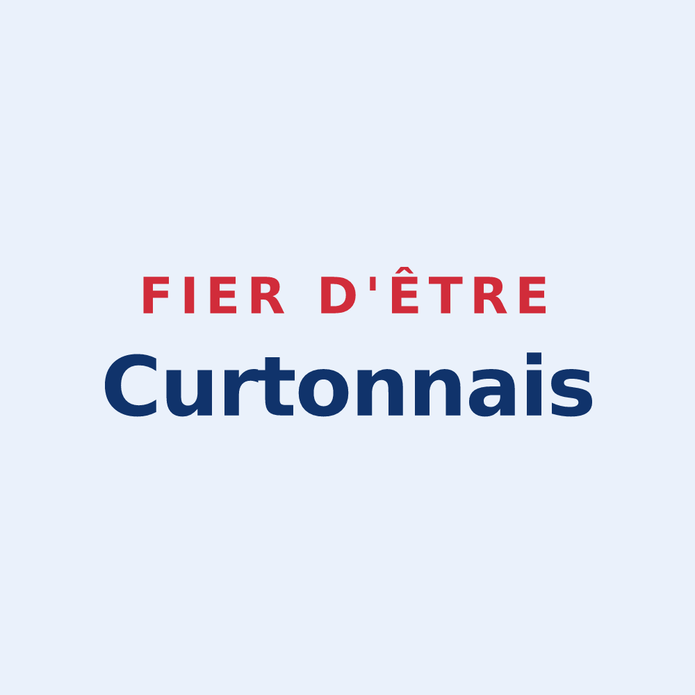 Sticker « Fier d'être Curtonnais » — design pour Saint-Martin-Curton