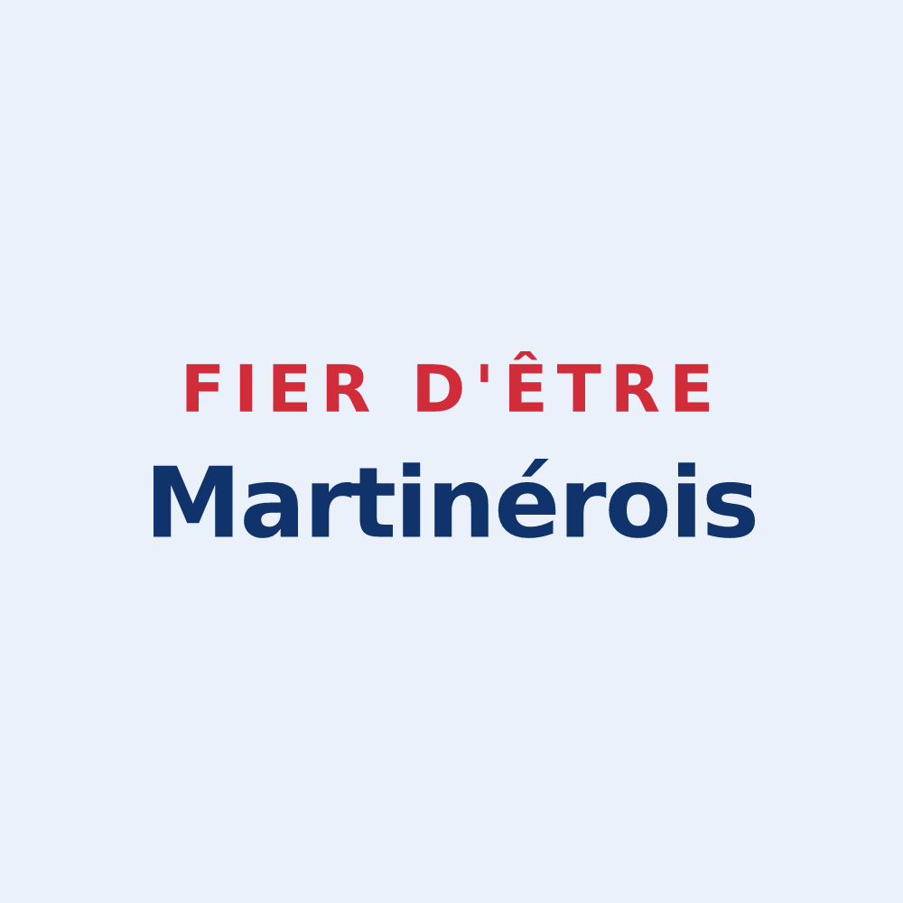 Sticker « Fier d'être Martinérois » — design pour Saint-Martin-d'Hères