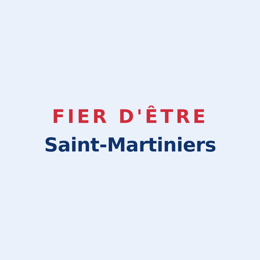 Sticker « Fier d'être Saint-Martiniers » — design pour Saint-Martin-de-Juillers