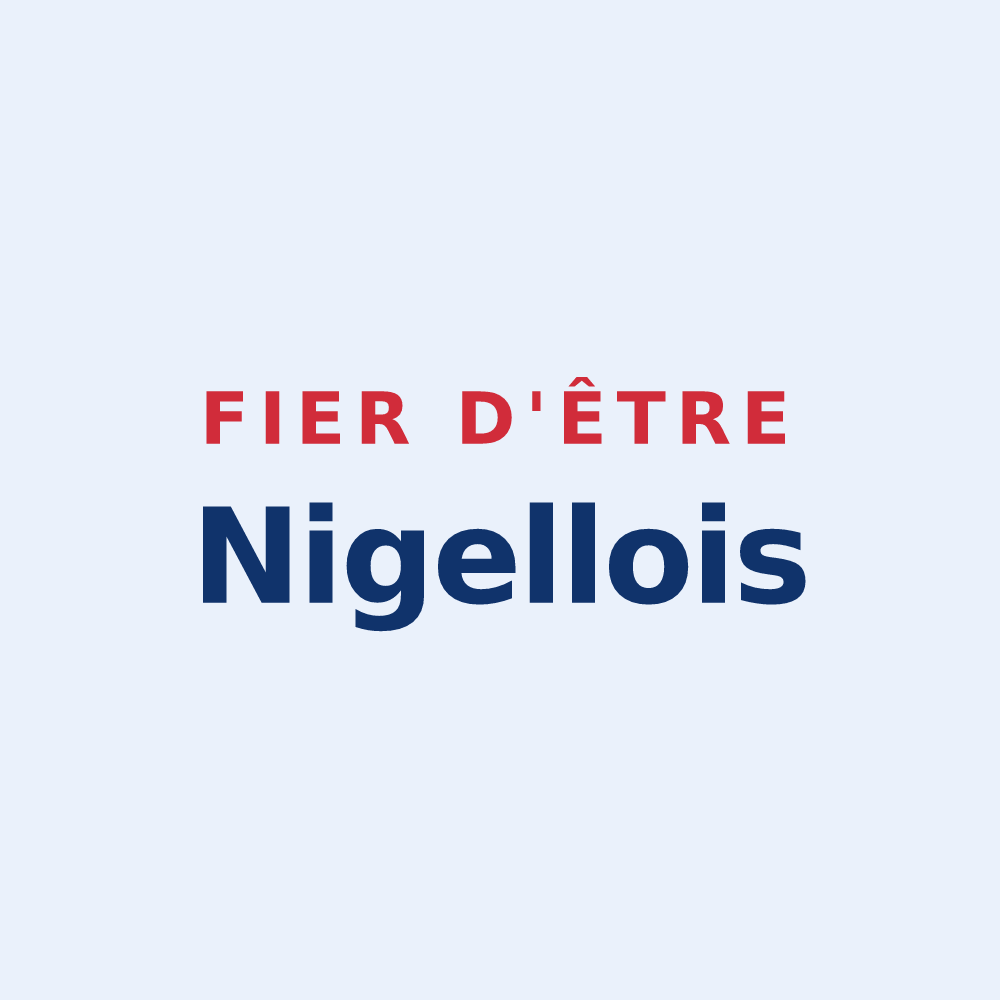 Sticker « Fier d'être Nigellois » — design pour Saint-Martin-de-Nigelles