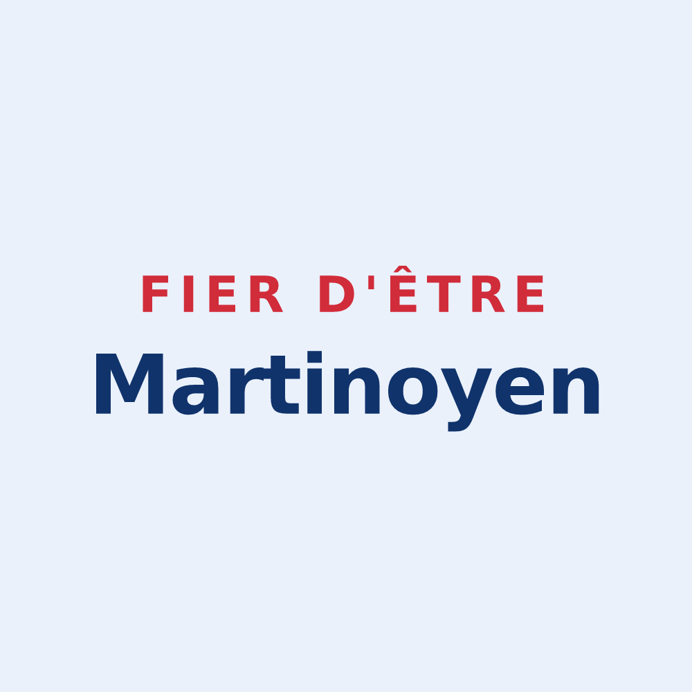 Sticker « Fier d'être Martinoyen » — design pour Saint-Martin-des-Noyers