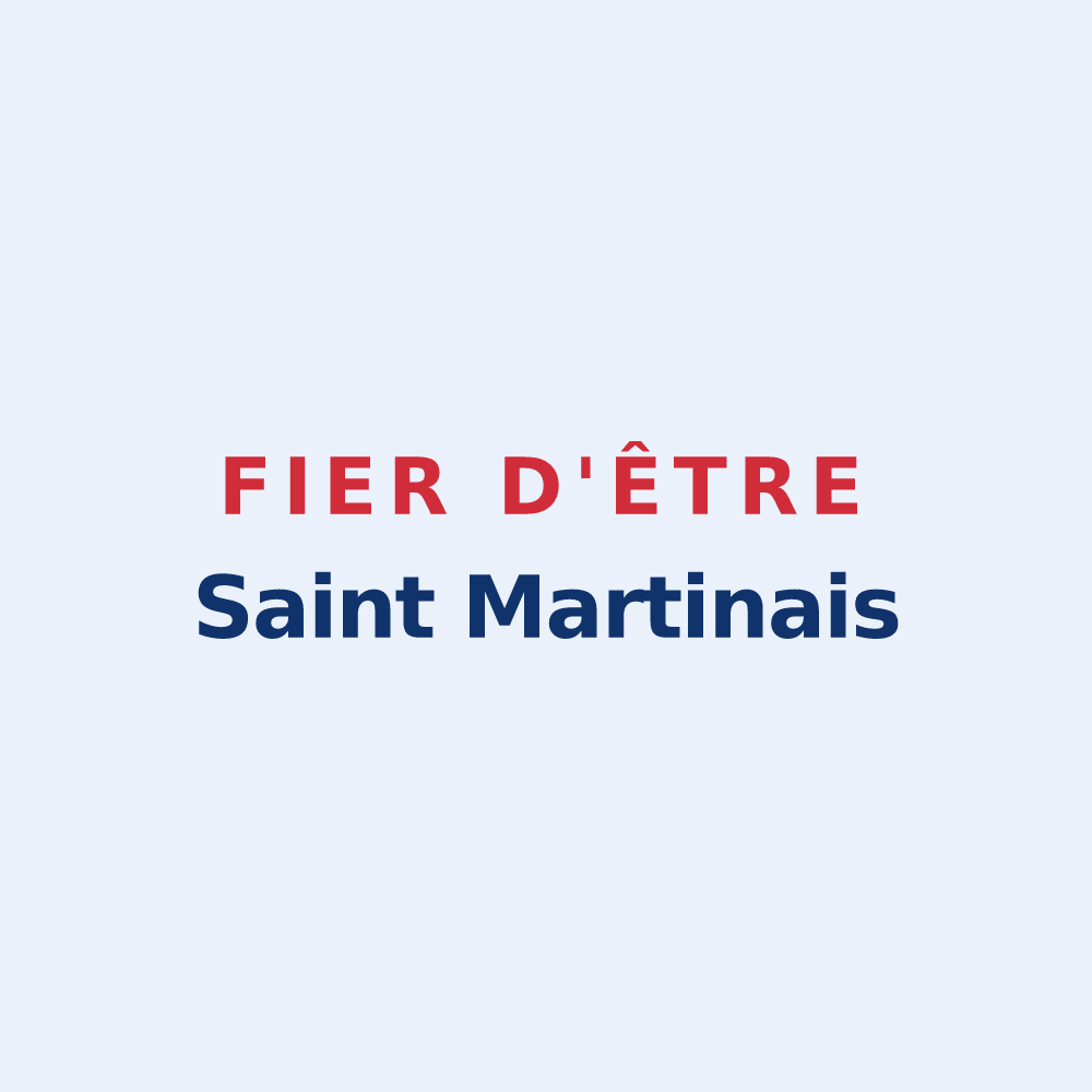 Sticker « Fier d'être Saint Martinais » — design pour Saint-Martin-du-Manoir