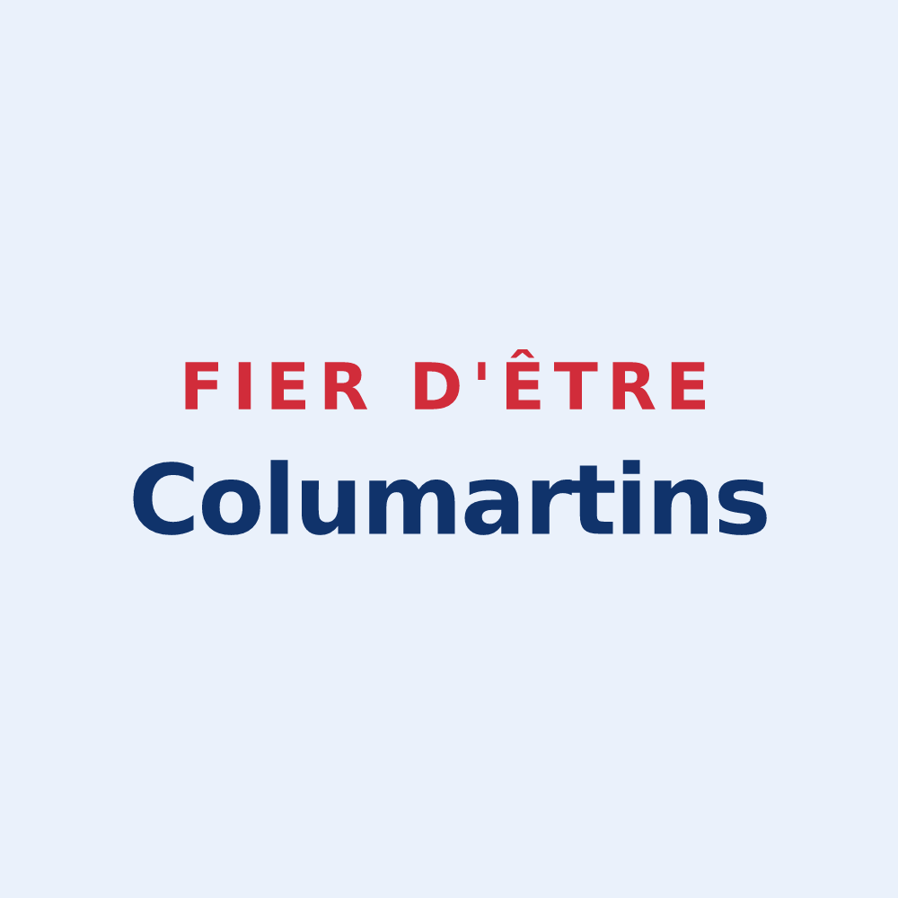 Sticker « Fier d'être Columartins » — design pour Saint-Martin-le-Colonel