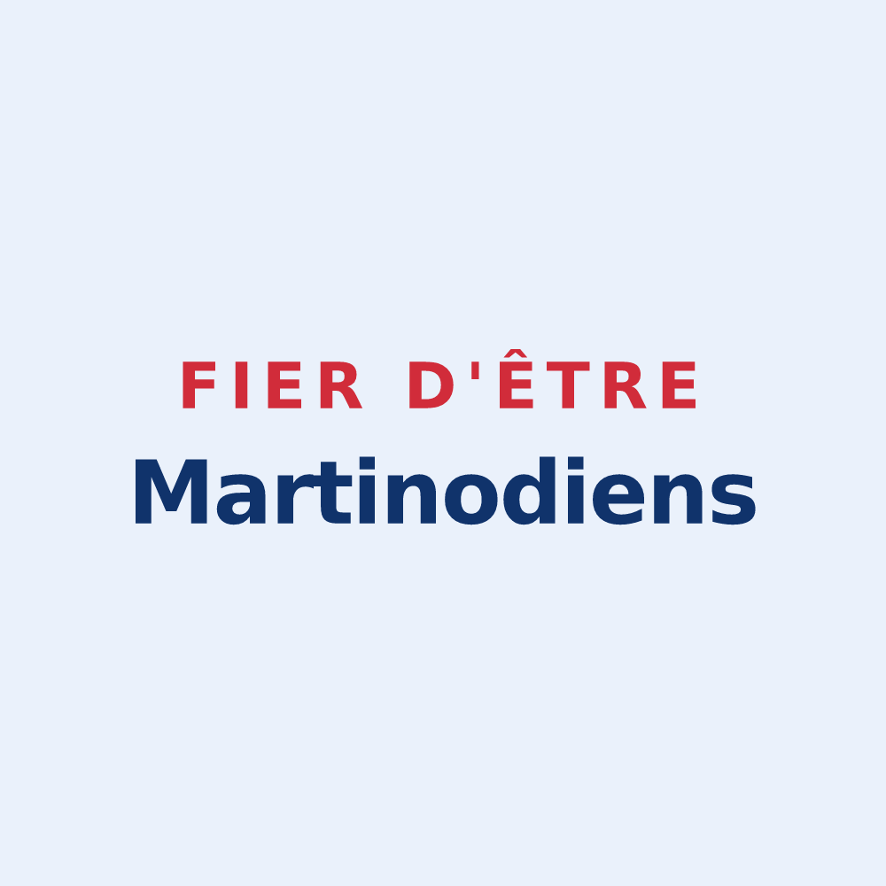 Sticker « Fier d'être Martinodiens » — design pour Saint-Martin-le-Nœud