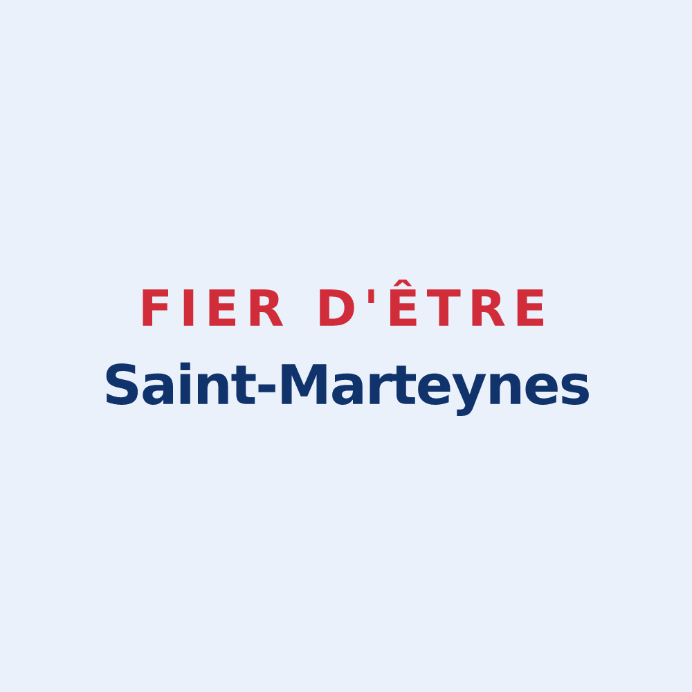 Sticker « Fier d'être Saint-Marteynes » — design pour Saint-Martin-lès-Seyne