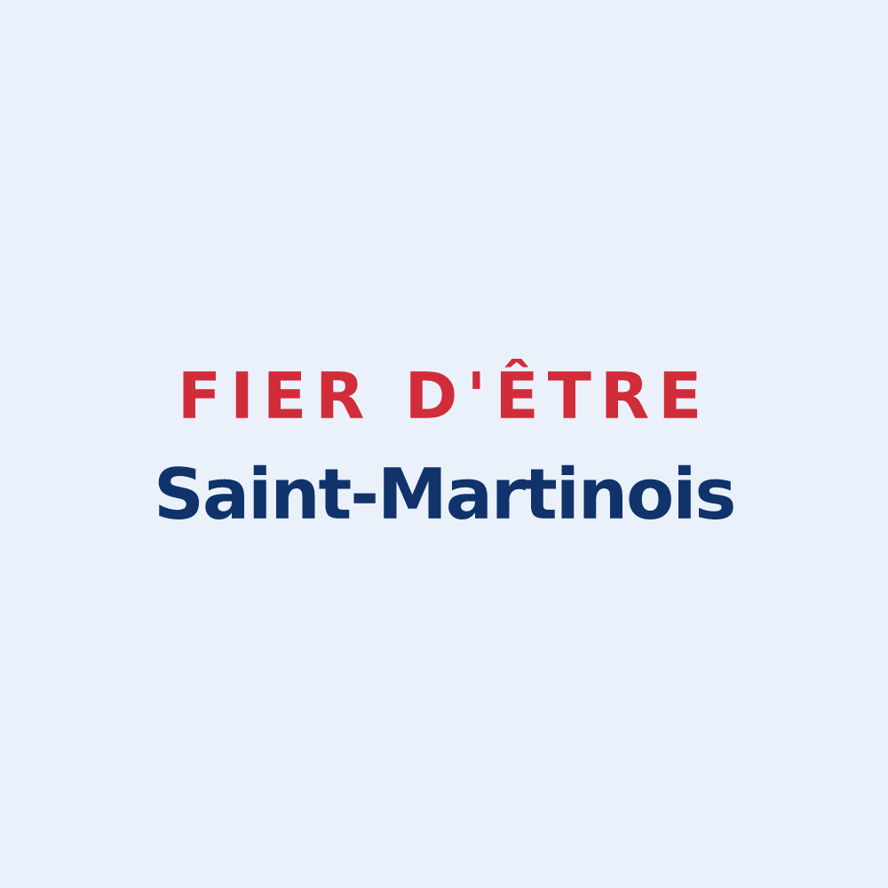 Sticker « Fier d'être Saint-Martinois » — design pour Saint-Martin-lez-Tatinghem