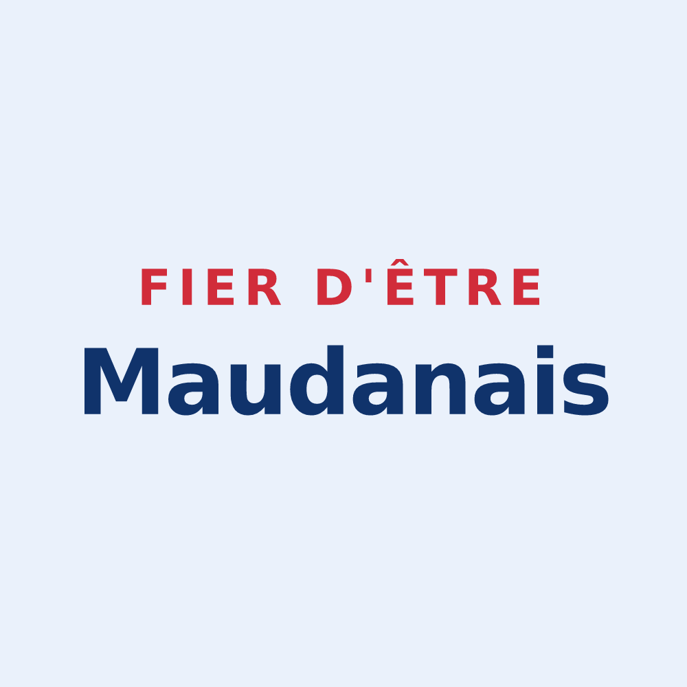 Sticker « Fier d'être Maudanais » — design pour Saint-Maudan
