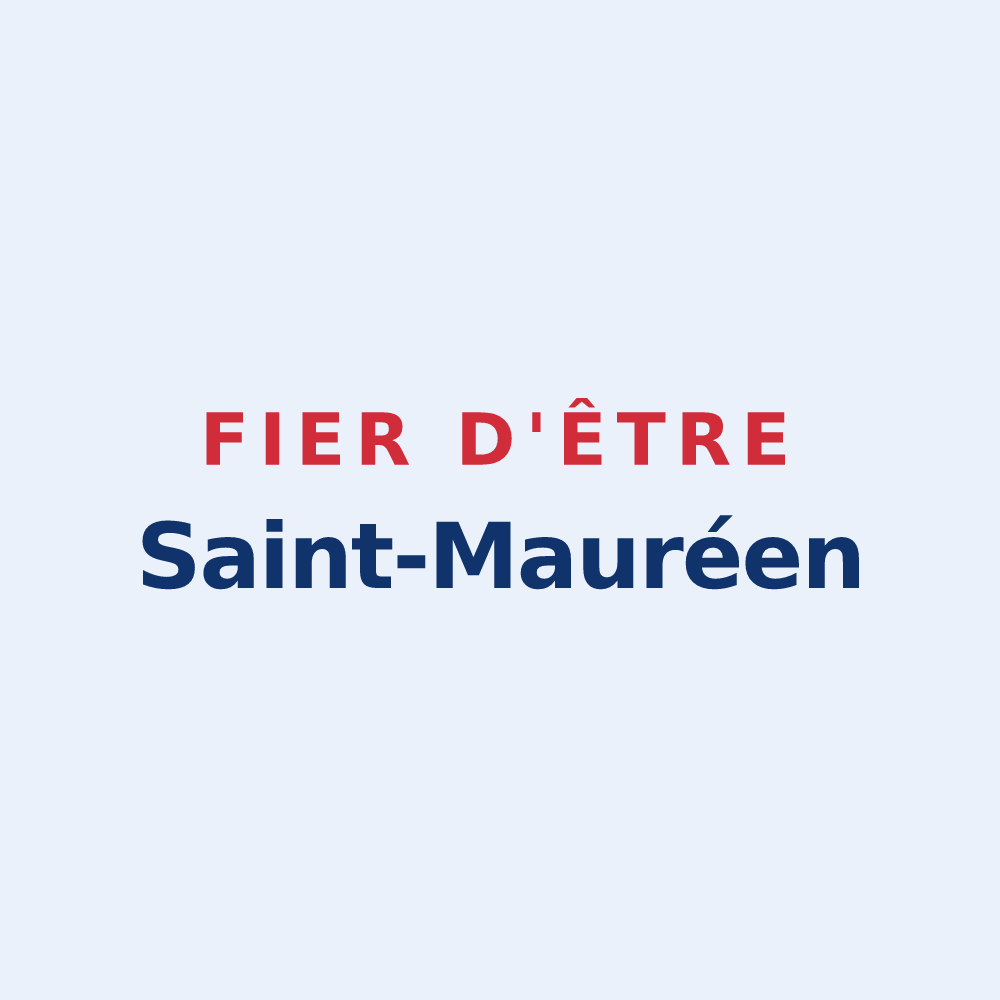 Sticker « Fier d'être Saint-Mauréen » — design pour Saint-Maur-des-Bois