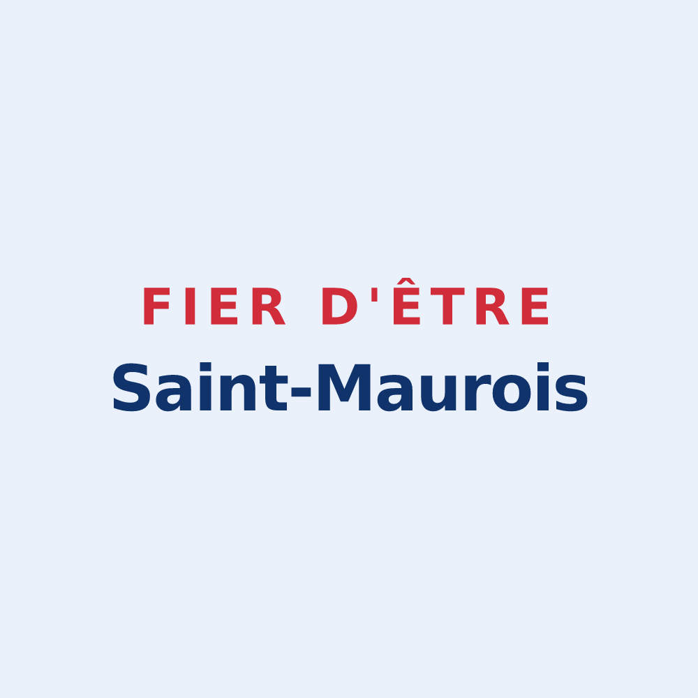 Sticker « Fier d'être Saint-Maurois » — design pour Saint-Maur