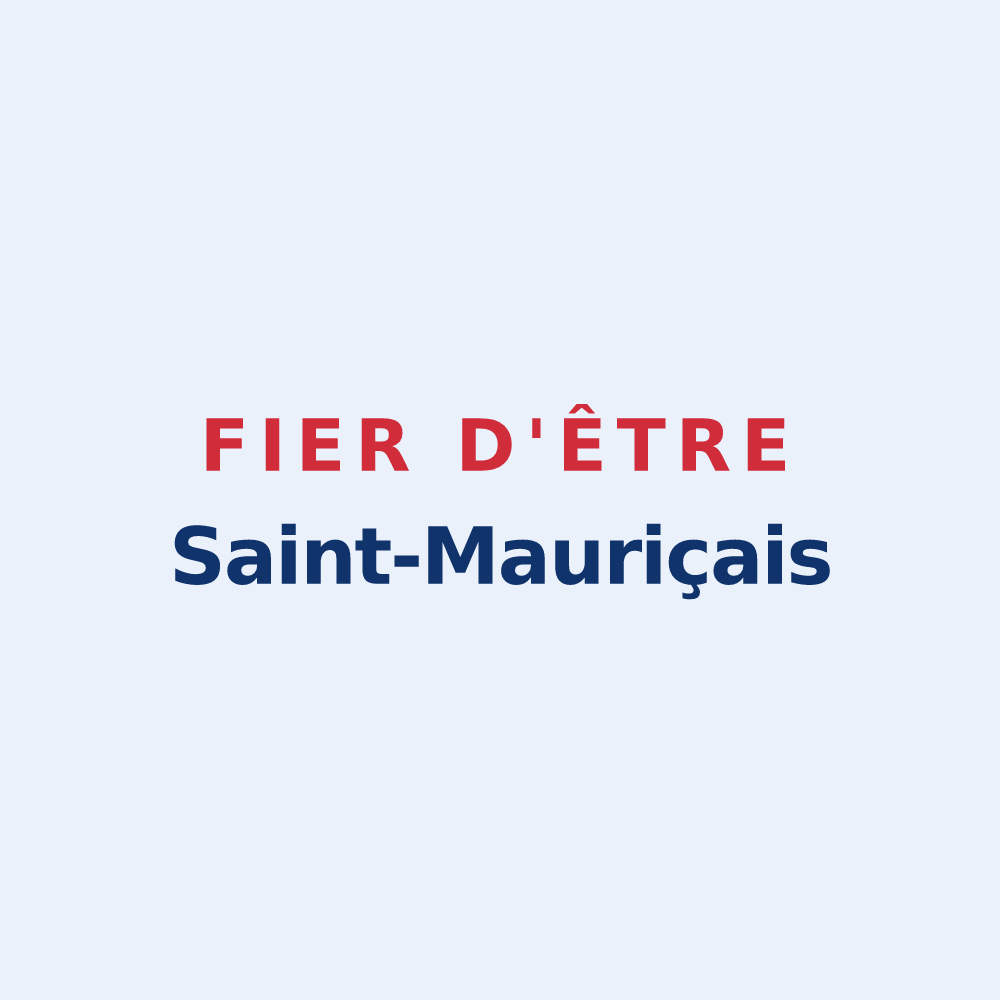 Sticker « Fier d'être Saint-Mauriçais » — design pour Saint-Maurice-d'Ételan