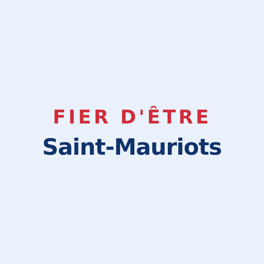 Sticker « Fier d'être Saint-Mauriots » — design pour Saint-Maurice-sous-les-Côtes