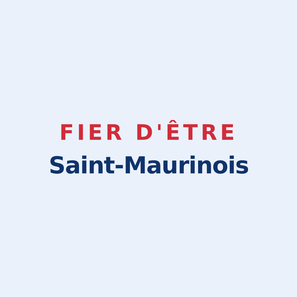Sticker « Fier d'être Saint-Maurinois » — design pour Saint-Maurin