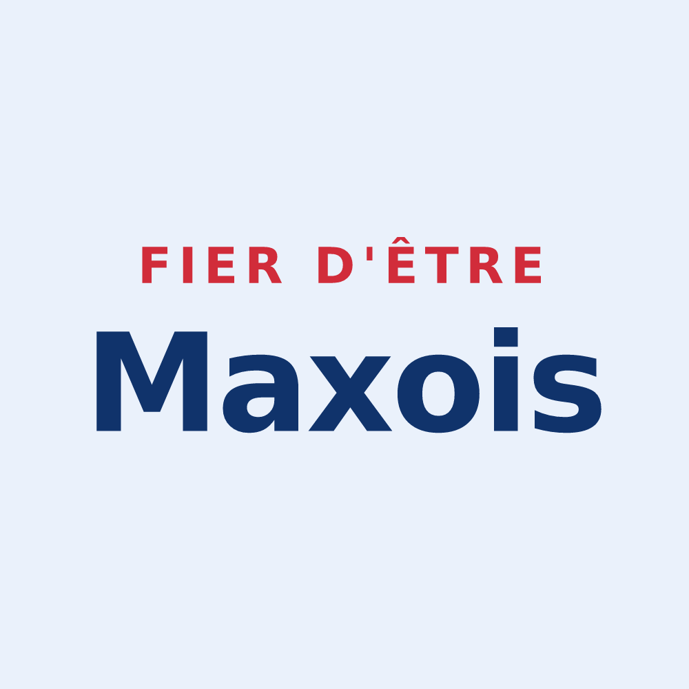Sticker « Fier d'être Maxois » — design pour Saint-Max