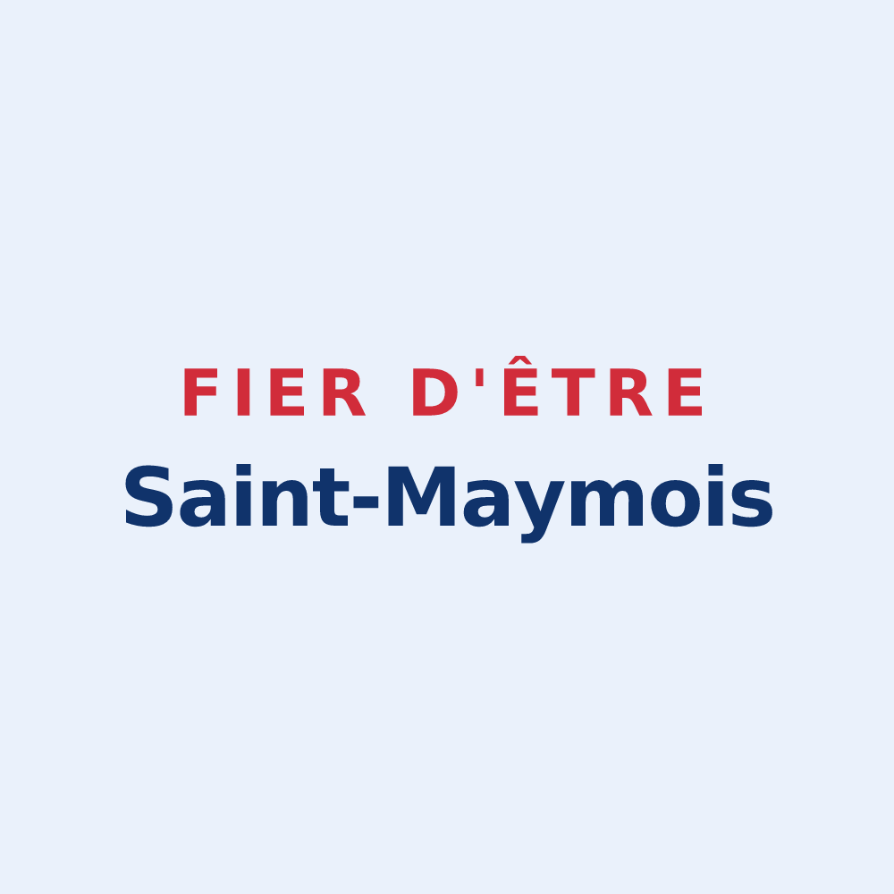 Sticker « Fier d'être Saint-Maymois » — design pour Saint-Mayme-de-Péreyrol