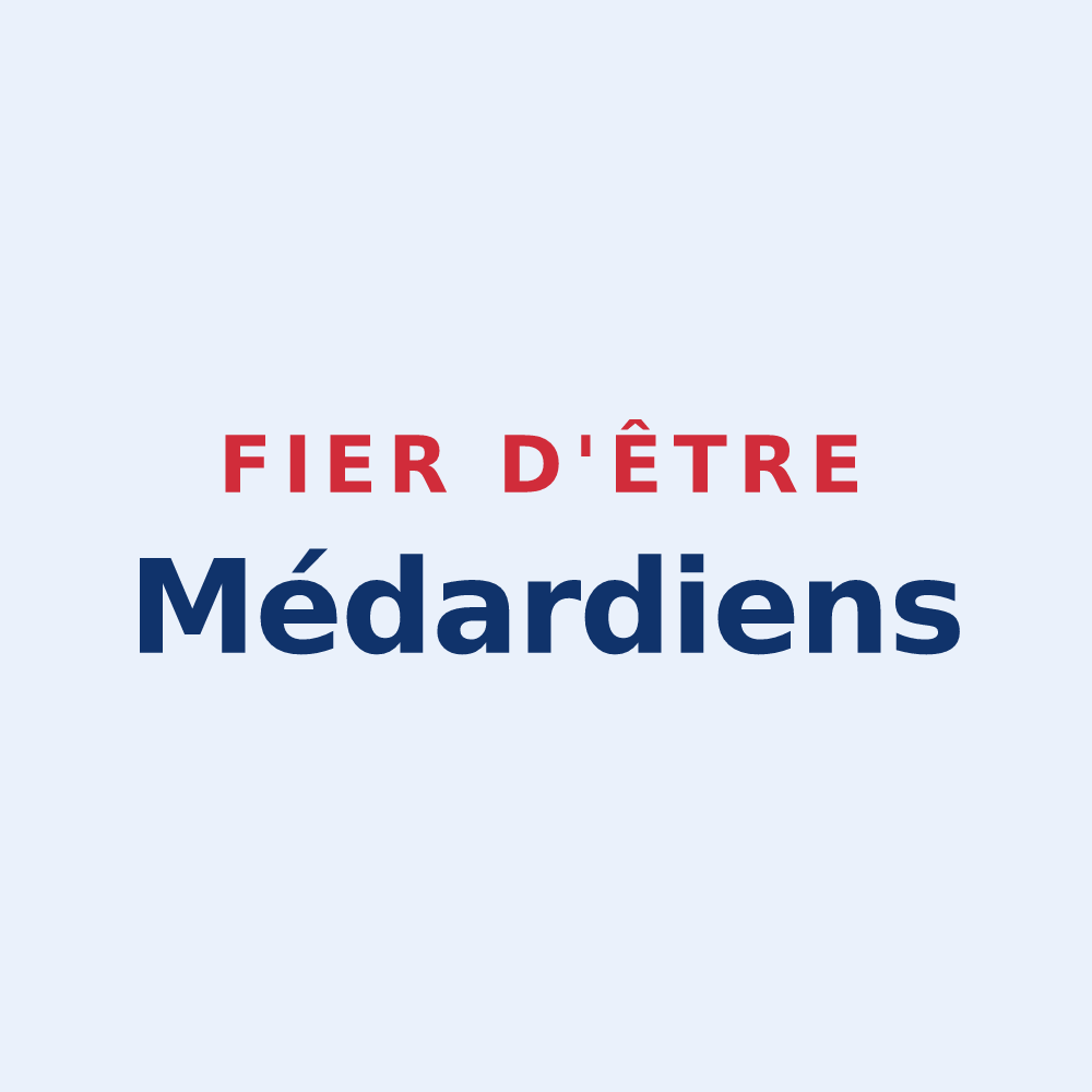 Sticker « Fier d'être Médardiens » — design pour Saint-Médard