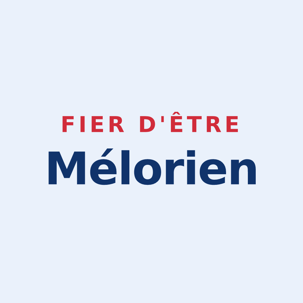 Sticker « Fier d'être Mélorien » — design pour Saint-Méloir-des-Bois
