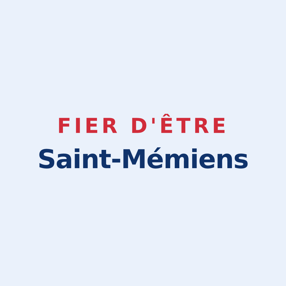 Sticker « Fier d'être Saint-Mémiens » — design pour Saint-Même-les-Carrières