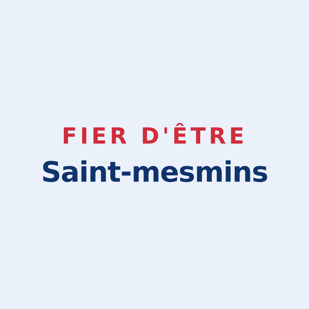 Sticker « Fier d'être Saint-mesmins » — design pour Saint-Mesmes