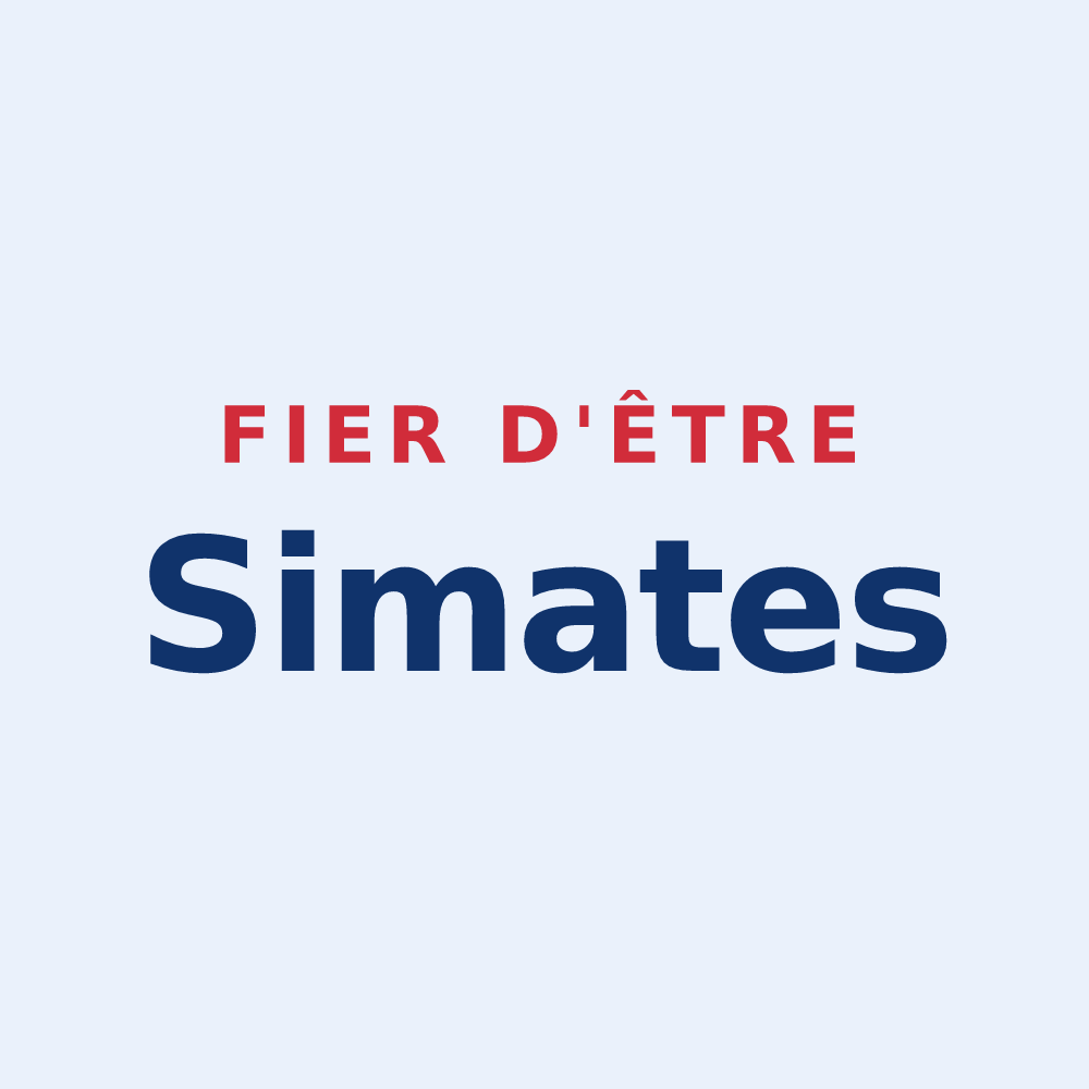 Sticker « Fier d'être Simates » — design pour Saint-Mesmin