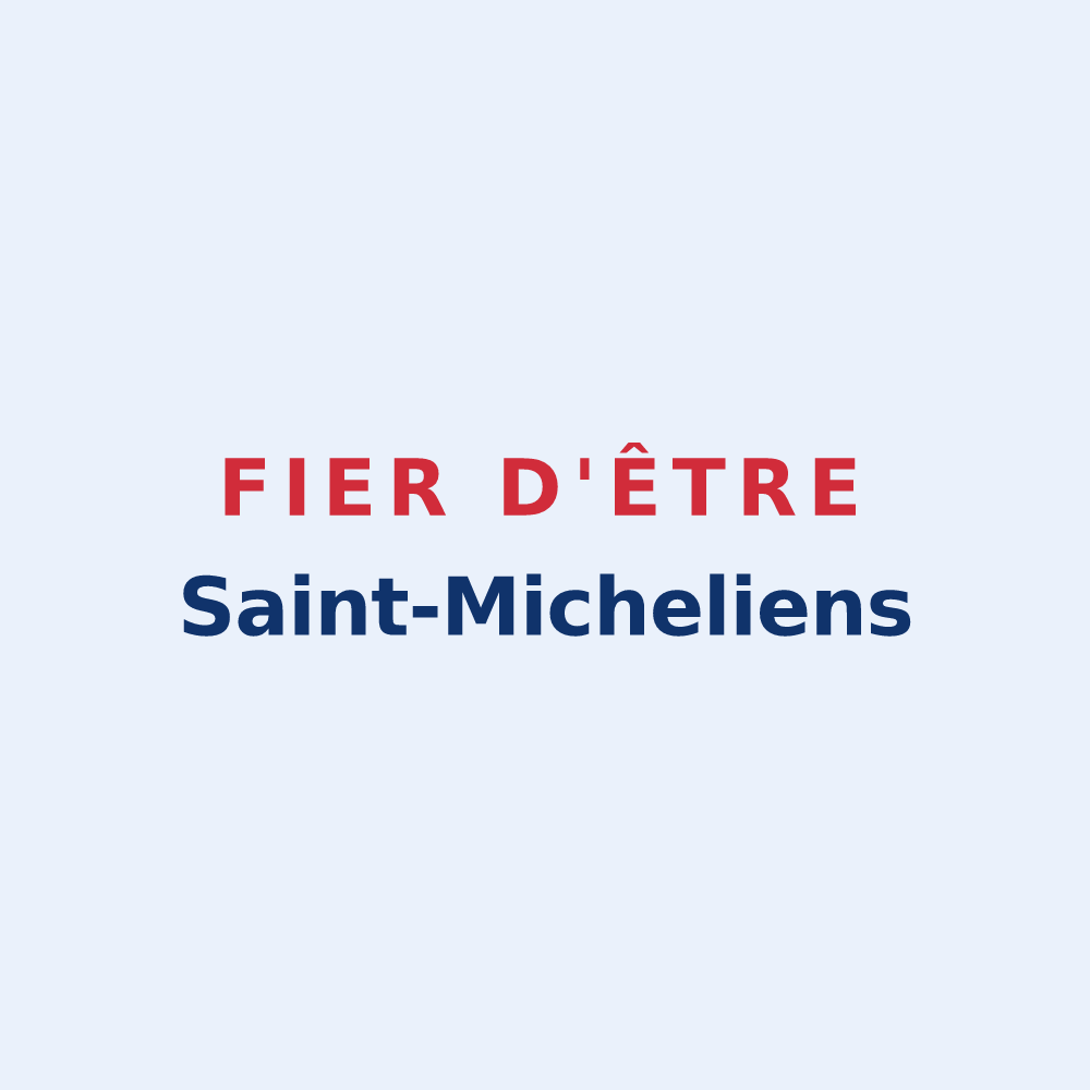 Sticker « Fier d'être Saint-Micheliens » — design pour Saint-Michel