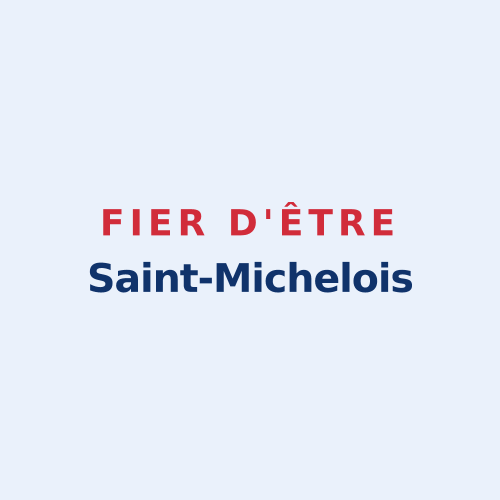 Sticker « Fier d'être Saint-Michelois » — design pour Saint-Michel-d'Halescourt