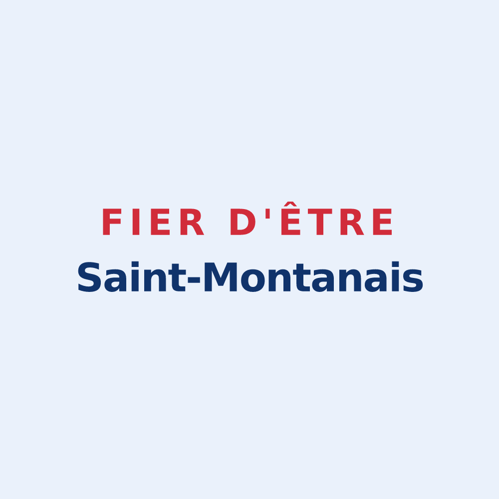 Sticker « Fier d'être Saint-Montanais » — design pour Saint-Montan