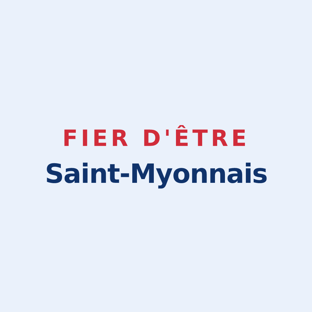 Sticker « Fier d'être Saint-Myonnais » — design pour Saint-Myon