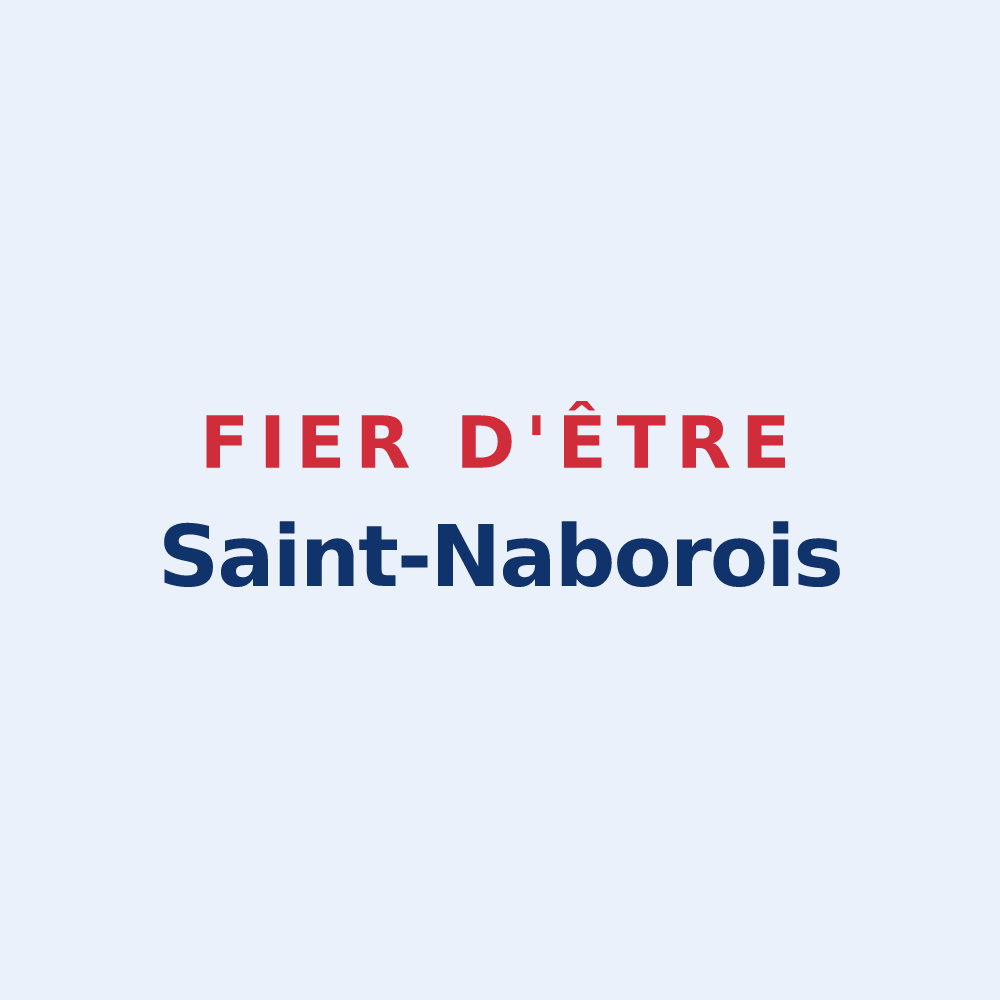 Sticker « Fier d'être Saint-Naborois » — design pour Saint-Nabor