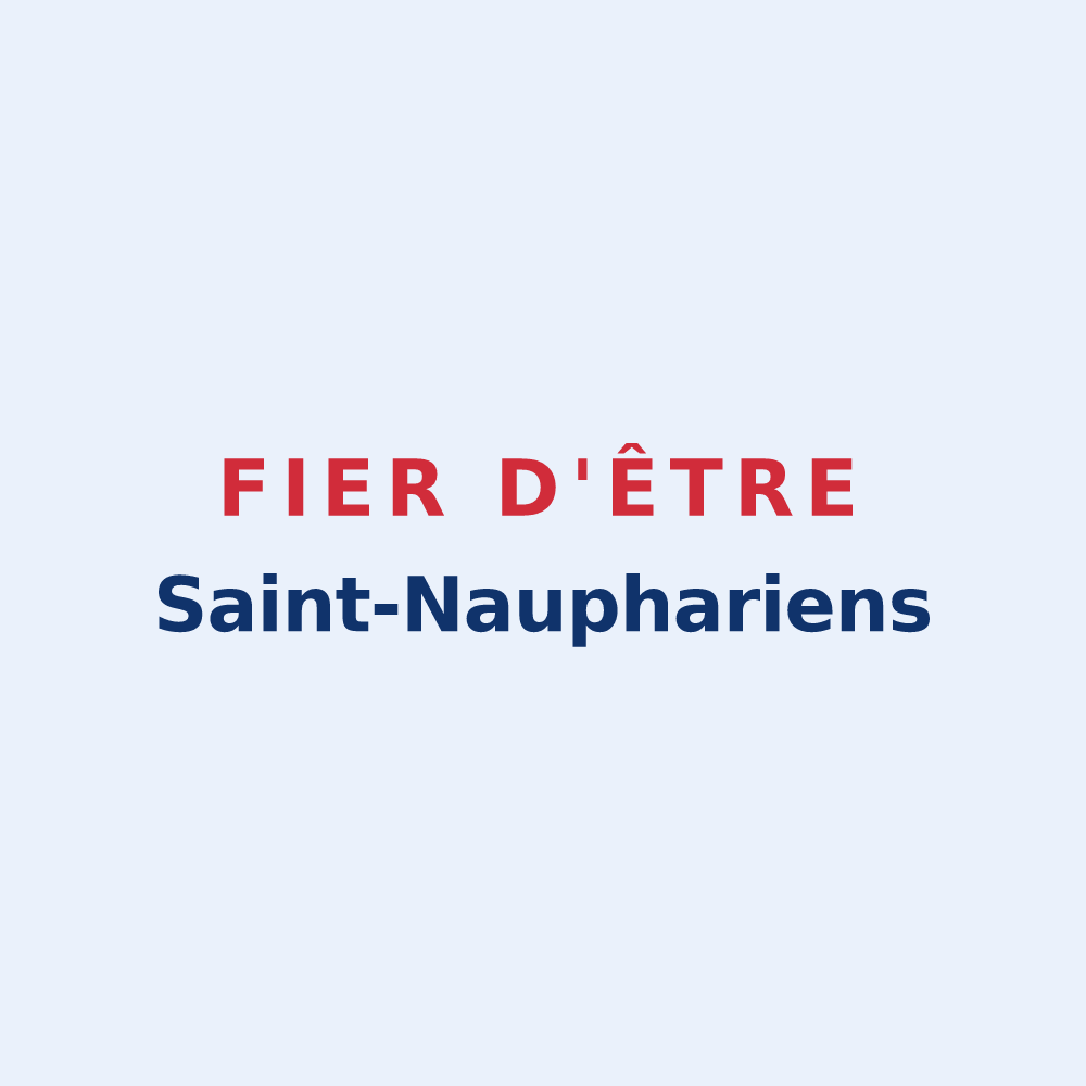 Sticker « Fier d'être Saint-Nauphariens » — design pour Saint-Nauphary