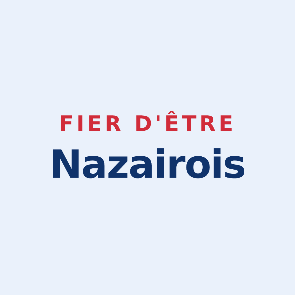Sticker « Fier d'être Nazairois » — design pour Saint-Nazaire-d'Aude