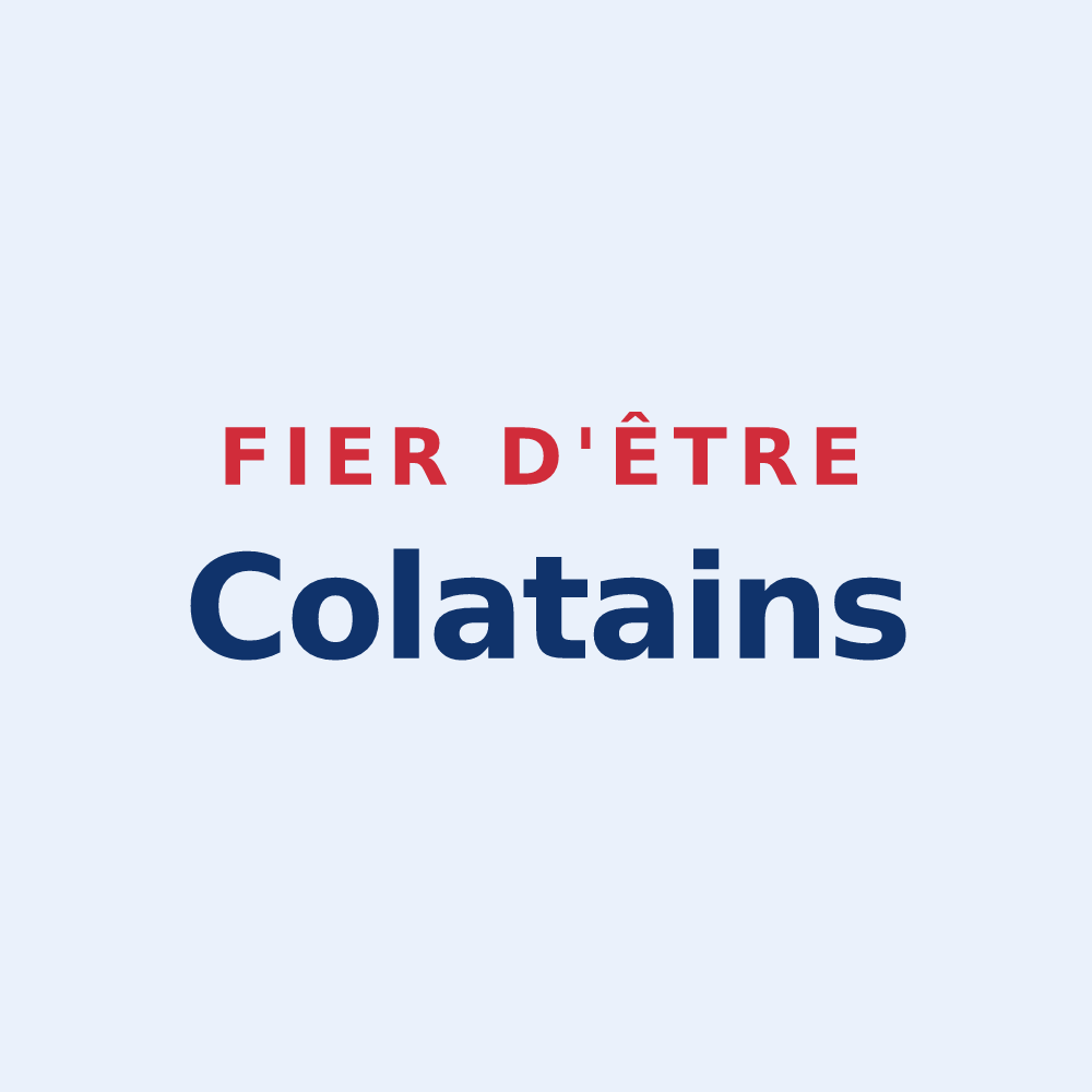 Sticker « Fier d'être Colatains » — design pour Saint-Nicolas-la-Chapelle
