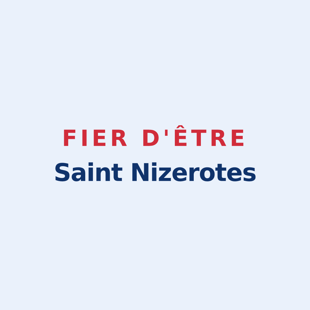 Sticker « Fier d'être Saint Nizerotes » — design pour Saint-Nizier-sous-Charlieu