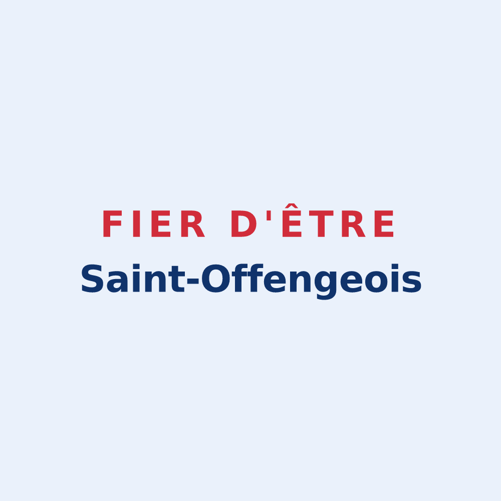 Sticker « Fier d'être Saint-Offengeois » — design pour Saint-Offenge