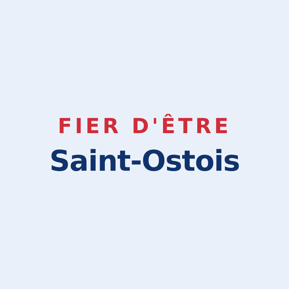 Sticker « Fier d'être Saint-Ostois » — design pour Saint-Ost