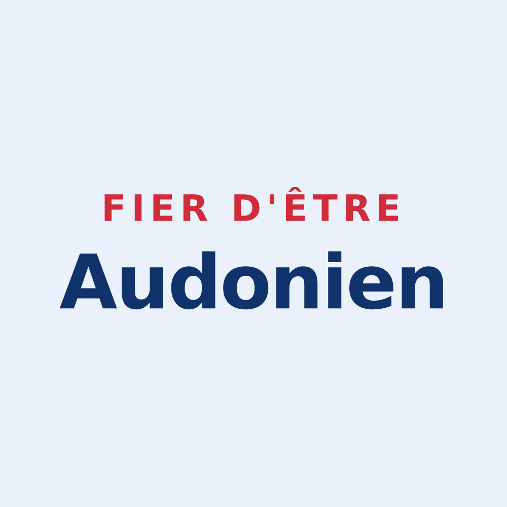 Sticker « Fier d'être Audonien » — design pour Saint-Ouen-en-Belin