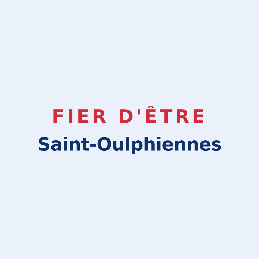 Sticker « Fier d'être Saint-Oulphiennes » — design pour Saint-Oulph