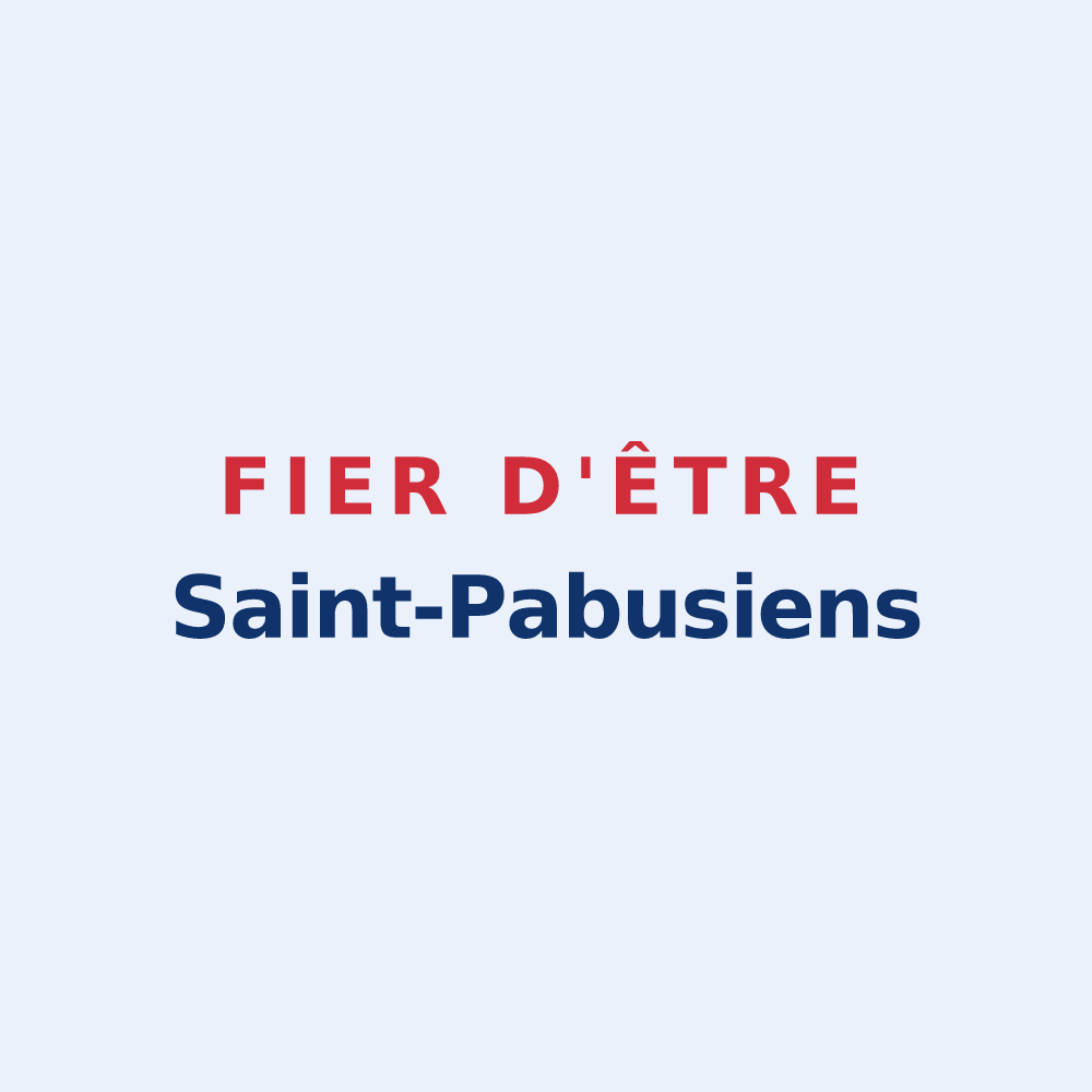 Sticker « Fier d'être Saint-Pabusiens » — design pour Saint-Pabu