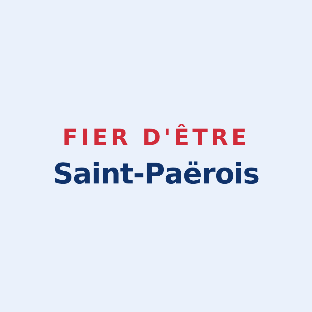 Sticker « Fier d'être Saint-Paërois » — design pour Saint-Paër